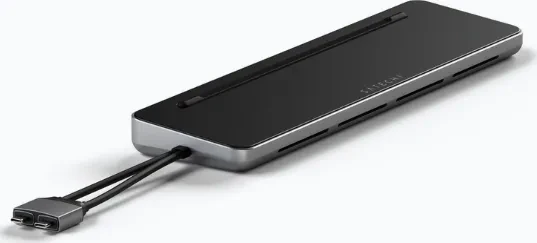 Satechi Dual Dock Stand mit NVMe, USB-C 3.1 [Stecker]