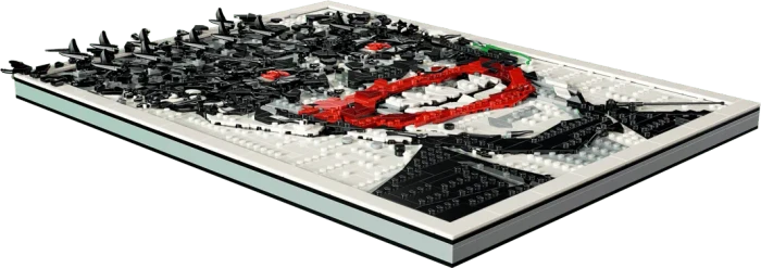 LEGO Art - Joker Wall Art Comic Cover