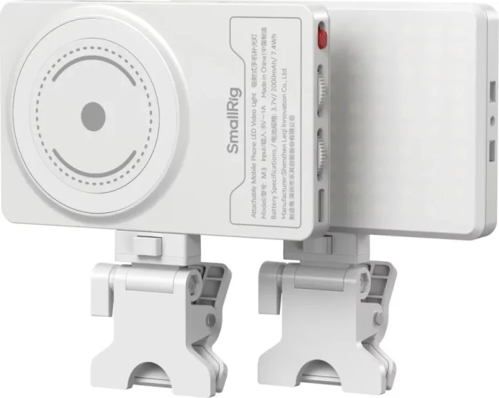 SmallRig M3 Aufsteckbares LED-Videolicht mit Clip Weiß