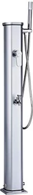 Formidra Jolly Go Solar-Gartendusche silber