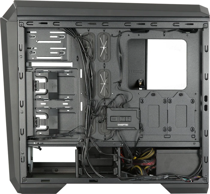 Chieftec Gamer GP-02B Stallion 2, schwarz, USB-C, Glasfenster