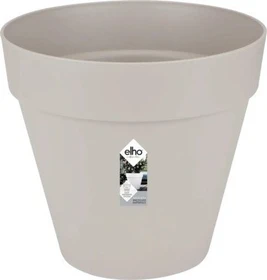 Elho Loft Urban mit Rollen rund 40cm warmes grau