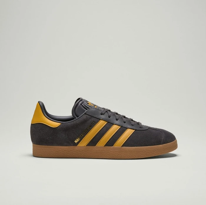 adidas Gazelle Manchester United utility black/preloved yellow/gum (Herren)
