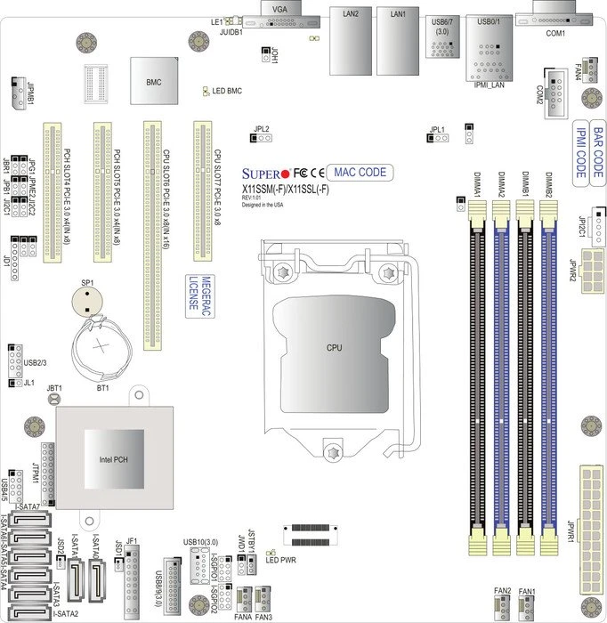 Supermicro X11SSM, bulk (Intel 1151)