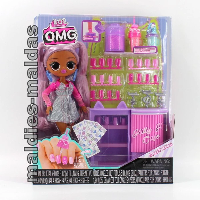 MGA Entertainment L.O.L. Surprise! - O.M.G. Sweet Nails - Kitty K Café