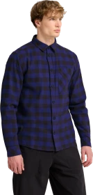 Jack Wolfskin Lite Flannel Hemd langarm check glow ink (Herren)