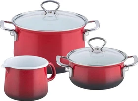 Riess Emaille Nouvelle Brombeer Starter-Set, 3-tlg.