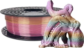AzureFilm PLA Silk, Rainbow Tropicana, Spule, 1.75mm