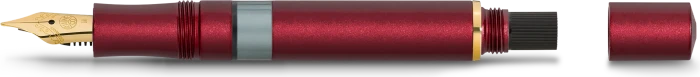 Kaweco Piston Sport AL Solo bordeaux/gold, rechte Hand, extra fein