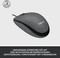 Logitech M100 Refresh 2022 Optical Mouse grau, USB Vorschaubild