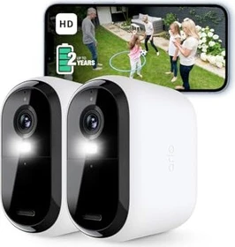 Arlo Essential XL HD Outdoor Camera Gen2 weiß, 2er-Pack