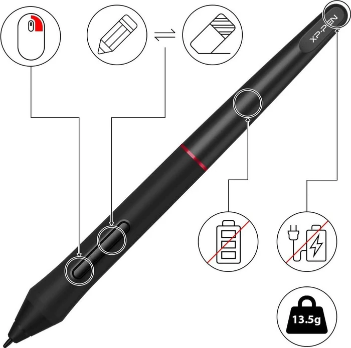XP-Pen PA2 schwarz