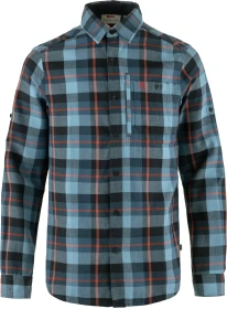 Fjällräven Fjällglim Hemd langarm indigo blue/dawn blue (Herren)