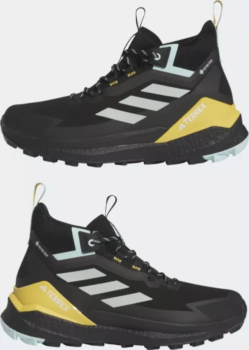 adidas Terrex Free Hiker 2.0 GTX core black/wonder silver/semi flash aqua (Herren)