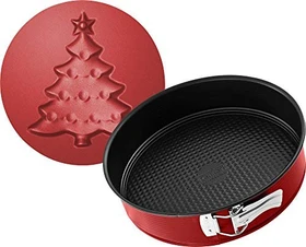 Zenker Sparkling Christmas Springform Weihnachten mit Motiv- und Flachboden 26cm