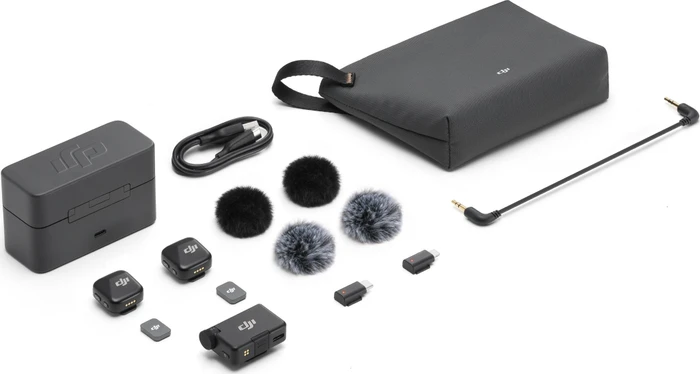 DJI Mic Mini, 2 Sender + 1 Empfänger + Ladeetui, Lightning