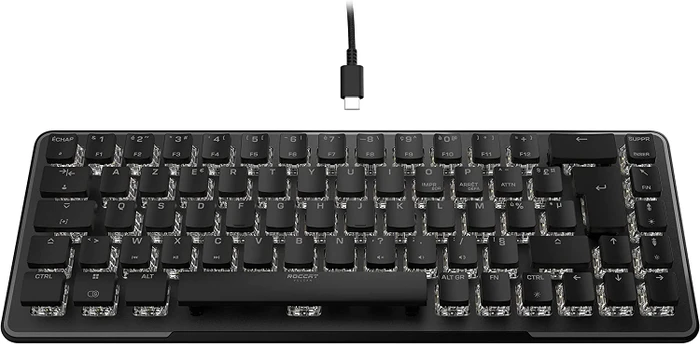 Roccat Vulcan II Mini, LEDs RGB, schwarz, TITAN II OPTICAL RED, USB, FR