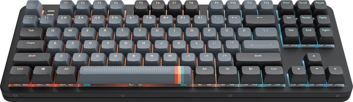 Dark Project ALU87A Midnight Gaming Keyboard, blau/schwarz, LEDs RGB, g3ms Zircon Speed, USB, US