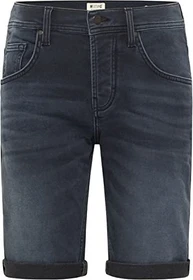 Mustang Chicago Shorts mit Button-Fly Jeans blau (Herren)