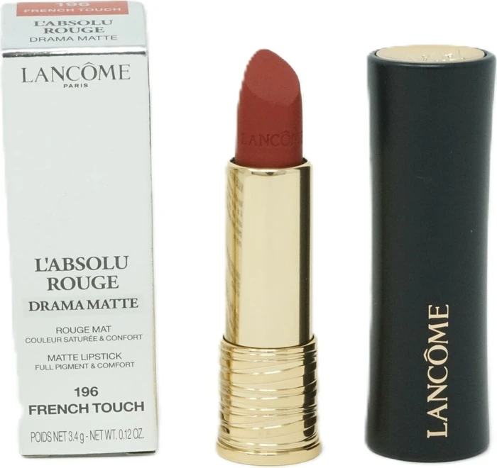 Lancôme L'Absolu Rouge Drama Matte Lippenstift New Edition 196 french touch, 3.4g