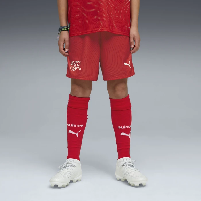 Puma FIFA WM 2026 Schweiz Heimshorts (Junior)