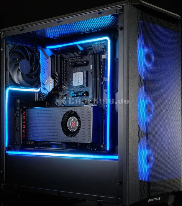 Phanteks Digital RGB Neon LED Kit, Black, ARGB beleuchtet, schwarz