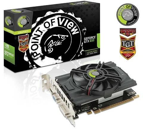Point of View GeForce GTX 650 TGT Performance Boost, 2GB GDDR5, VGA, DVI, Mini HDMI