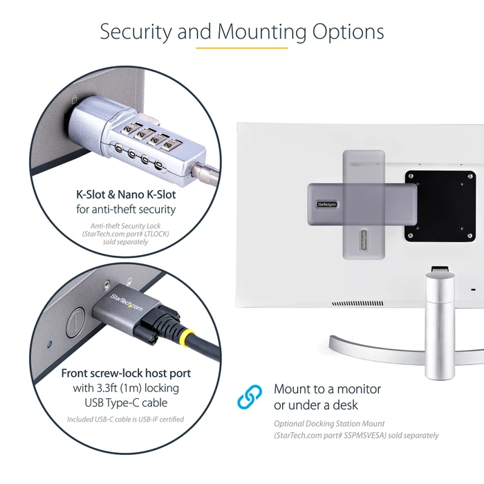 StarTech Google Chromebook Dockingstation, USB-C 3.1 [Buchse]
