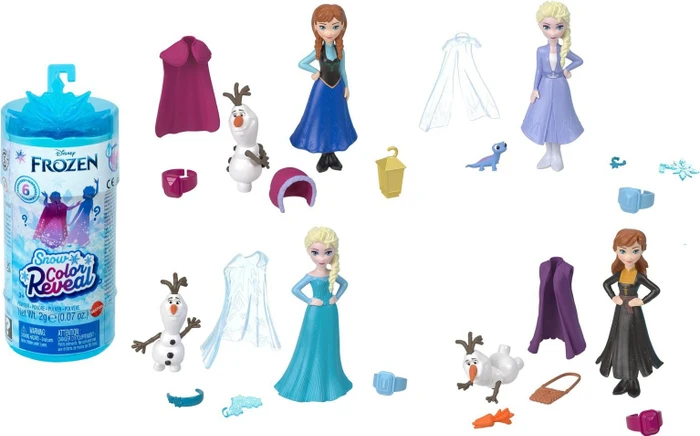 Mattel Disney - Prinzessin - Die Eiskönigin - Small Dolls Snow Reveal (verschiedene Ausführungen)