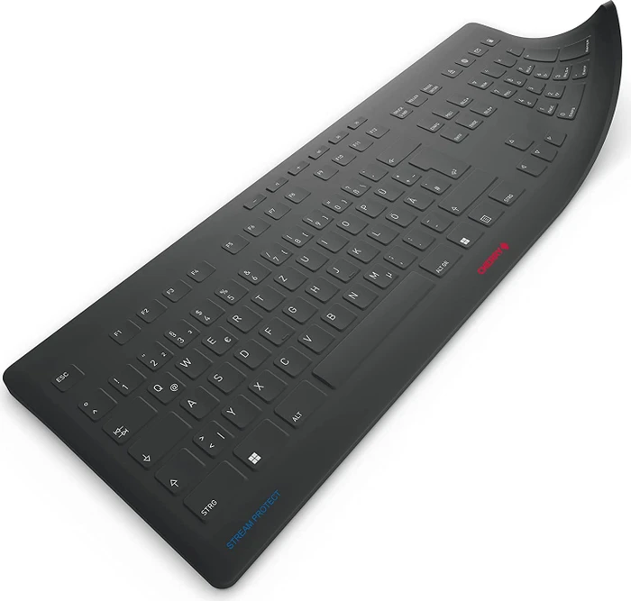 Cherry Stream Protect Membrane für Cherry Stream, Layouts: ISO-DE, Tastatur-Schutzhülle, schwarz