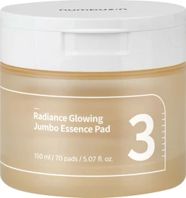 Numbuzin No. 3 Radiance Glowing Jumbo Essence Pad, 70 Stück