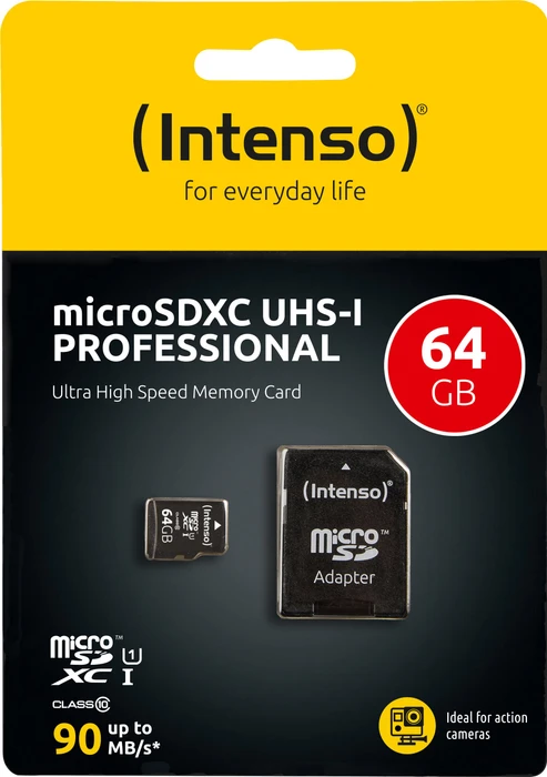 Intenso Professional R90 64GB Kit, UHS-I U1, Class 10