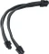 SilverStone PP07E Serie P07E-EPS8B, 4/8-Pin ATX12V Verlängerungskabel, 300mm, sleeved schwarz Vorschaubild