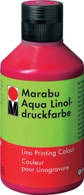 Marabu Aqua Linoldruckfarbe, karminrot, 250ml
