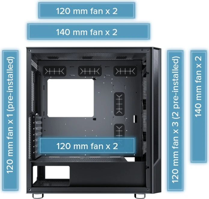 Seasonic Arch Q5 Q503, Glasfenster, 650W ATX