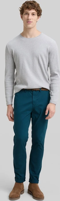 Tom Tailor Chino mit Gürtel Hose grün (Herren)