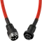 Glorious Coiled Cable USB-C auf USB-A, Tastaturkabel (Spiral-Textilkabel), 1.37m, Crimson Red Vorschaubild