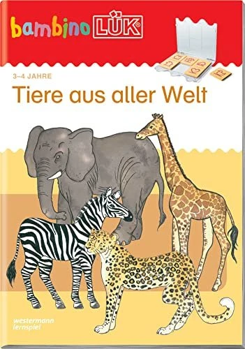 bambino LÜK Wahrnehmung und Konzentration Tiere aus aller Welt