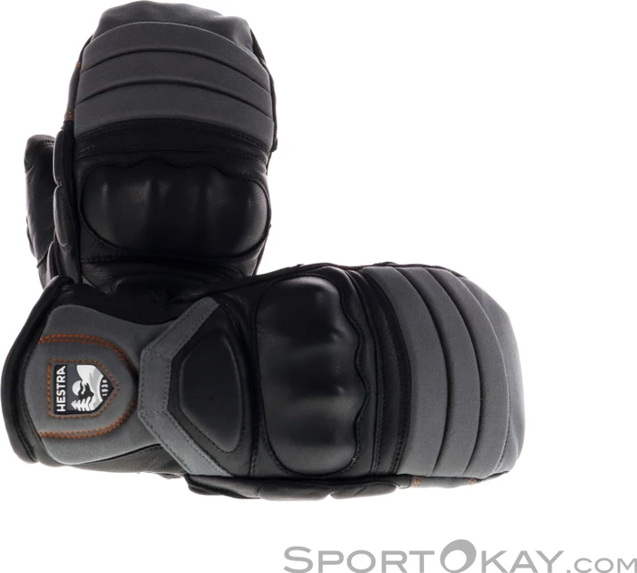 Hestra Impact Racing Mitt Skihandschuhe black/flame red