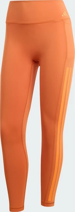adidas Optime Workout 3-Streifen Tights Hose 7/8 fox orange (Damen)