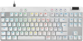 Logitech G PRO X TKL Rapid, weiß/silber, Magnetic Analog, USB, FR (920-013241)