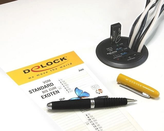 DeLOCK Dual-Slot-Cardreader, USB-A 3.0 [Stecker]