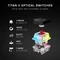 Roccat Vulcan II Mini, LEDs RGB, schwarz, TITAN II OPTICAL RED, USB, US Vorschaubild
