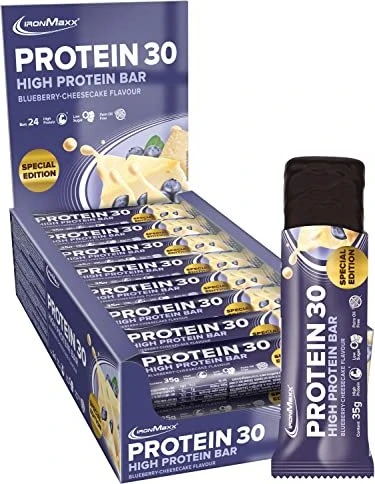 IronMaxx Protein Riegel Blaubeere-Vanille 1.19kg (24x 35g)