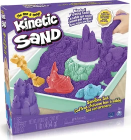 Spin Master Kinetic Sand Sandbox Set violett