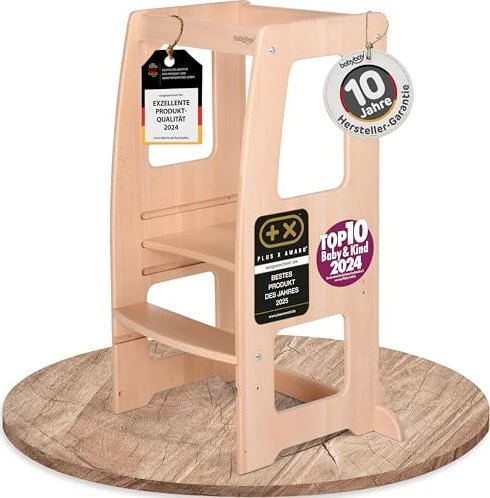 Babybay Lernturm Littlefoot natur lackiert