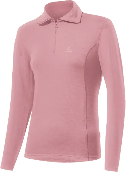 Löffler Midlayer Turtle Transtex Poloshirt langarm rosanne (Damen)