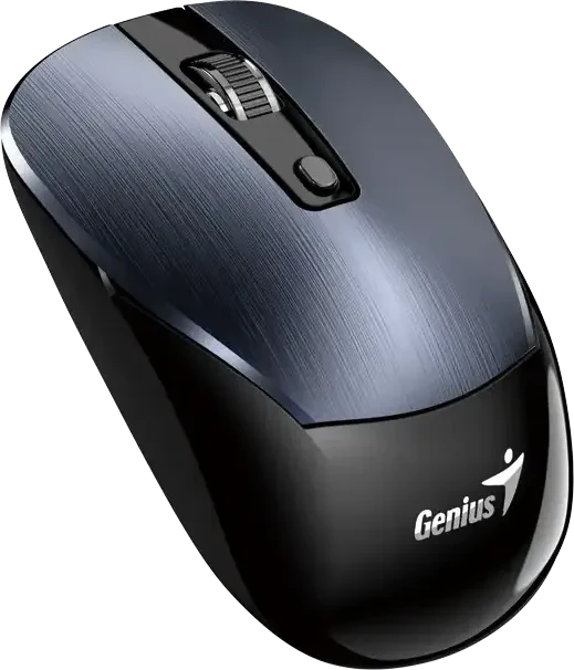 Genius NX-7125 Copilot Wireless Optical Mouse blau/schwarz, USB