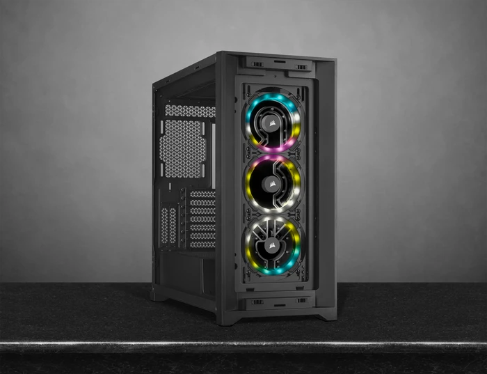 Corsair iCue 5000D RGB Hydro X, schwarz, Glasfenster