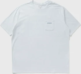 Patagonia Boardshort Logo Pocket Responsibili-Tee T-Shirt kurzarm weiß (Herren)